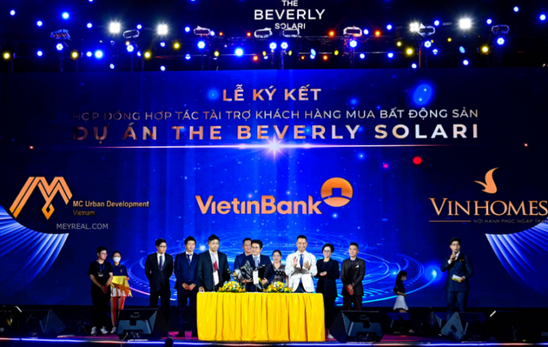 Lễ ký kết hợp tác giữa The Beverly Solari với VietinBank